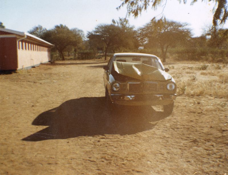 © Thero Makepe - My mother's first car in the early 1980s, after her younger brother crashed it.