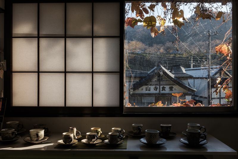 © George Nobechi - Coffee Cups in November Light, Yamadera