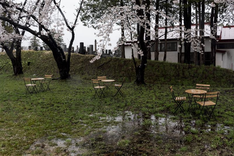 © George Nobechi - Picnic Chairs and Gravestones