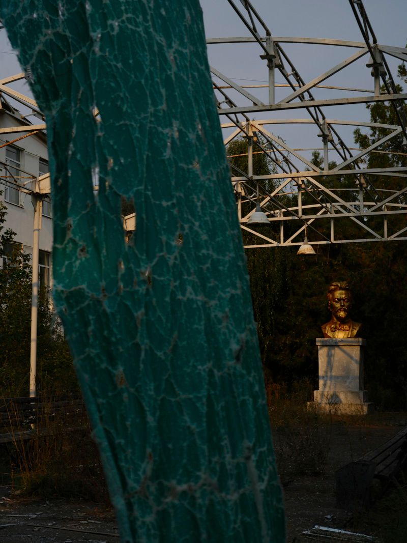 © Marysia Myanovska - A recreation base in Sloviansk destroyed by a missile strike