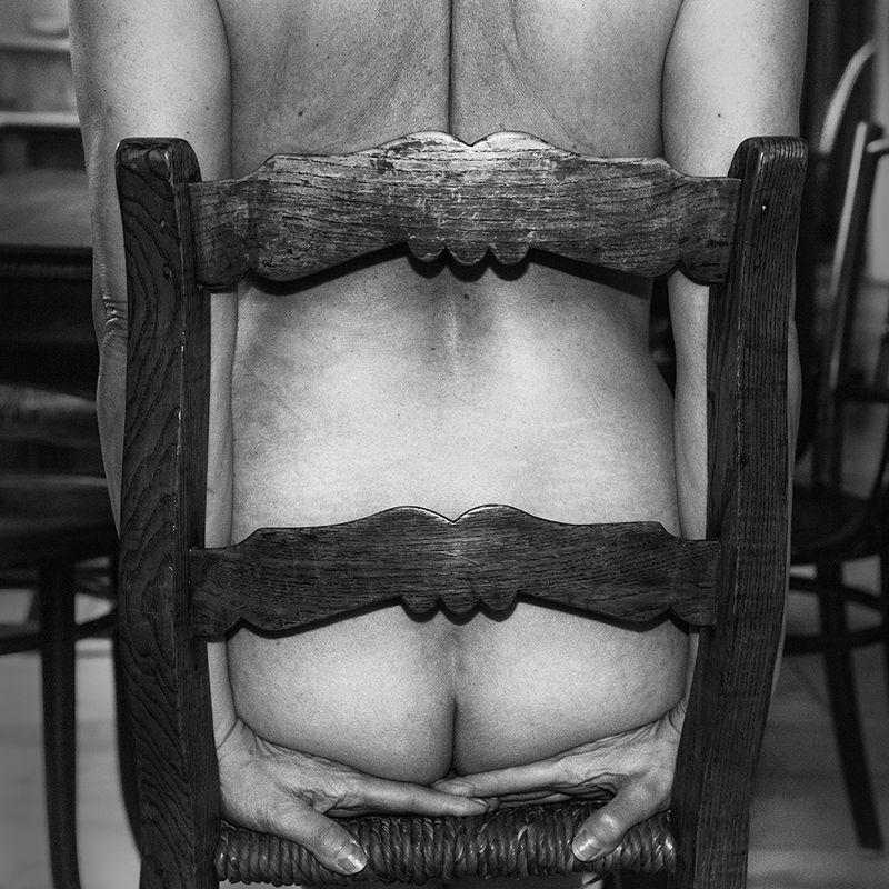 © Henriette van Gasteren - Woman is the pig of the world (self-portrait)