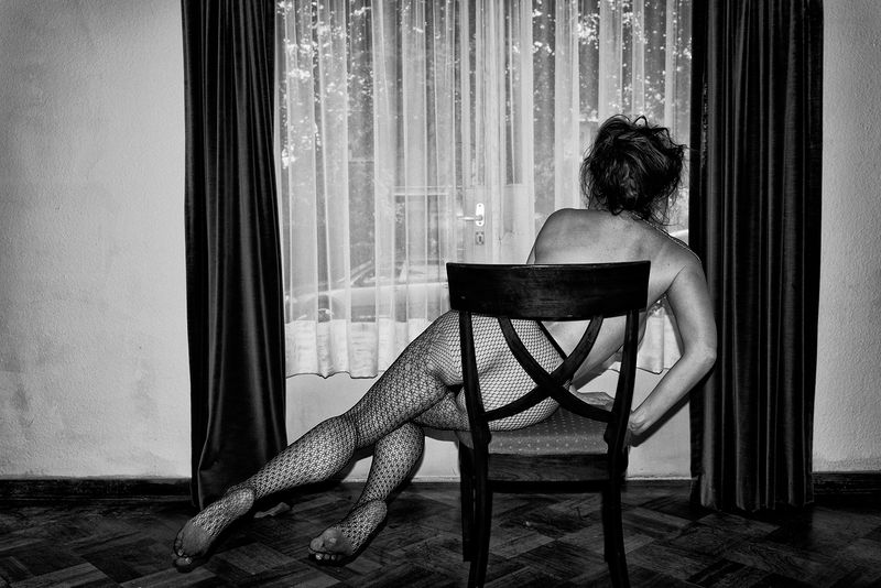 © Henriette van Gasteren - Woman is the pig of the world (self-portrait)