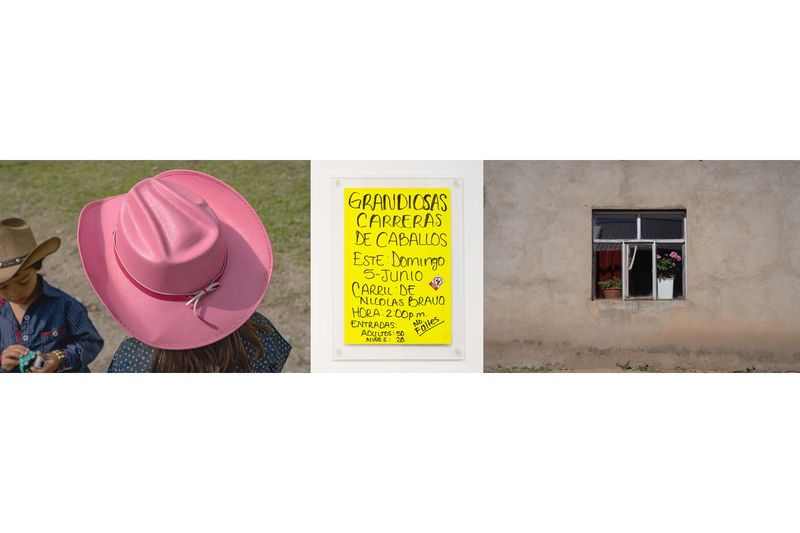 © Alejandra Aragon - "Great Horse Rases": We took posters that exemplify the entertainment and economic dynamics of the towns.