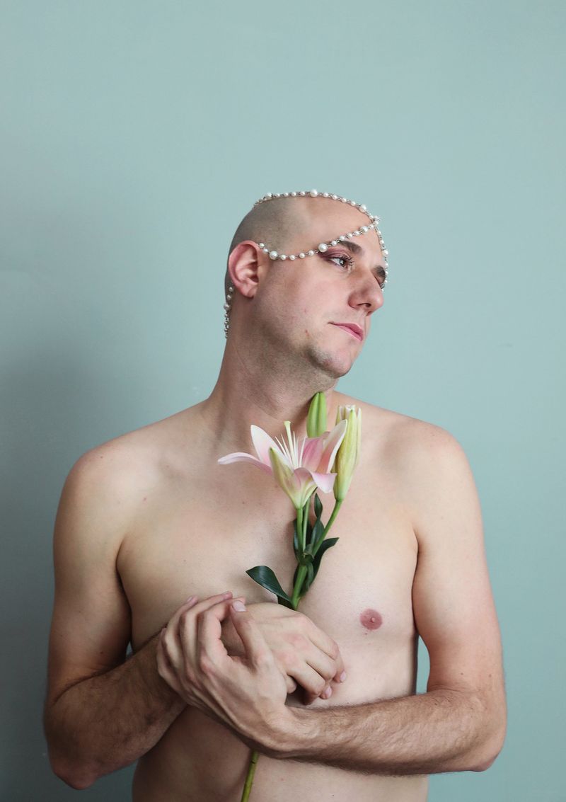 © Lior Allay - Breaking Binary: Lilly Looks in the Mirror for the First Time - Subject: anon mtf trans femme - Detroit, MI
