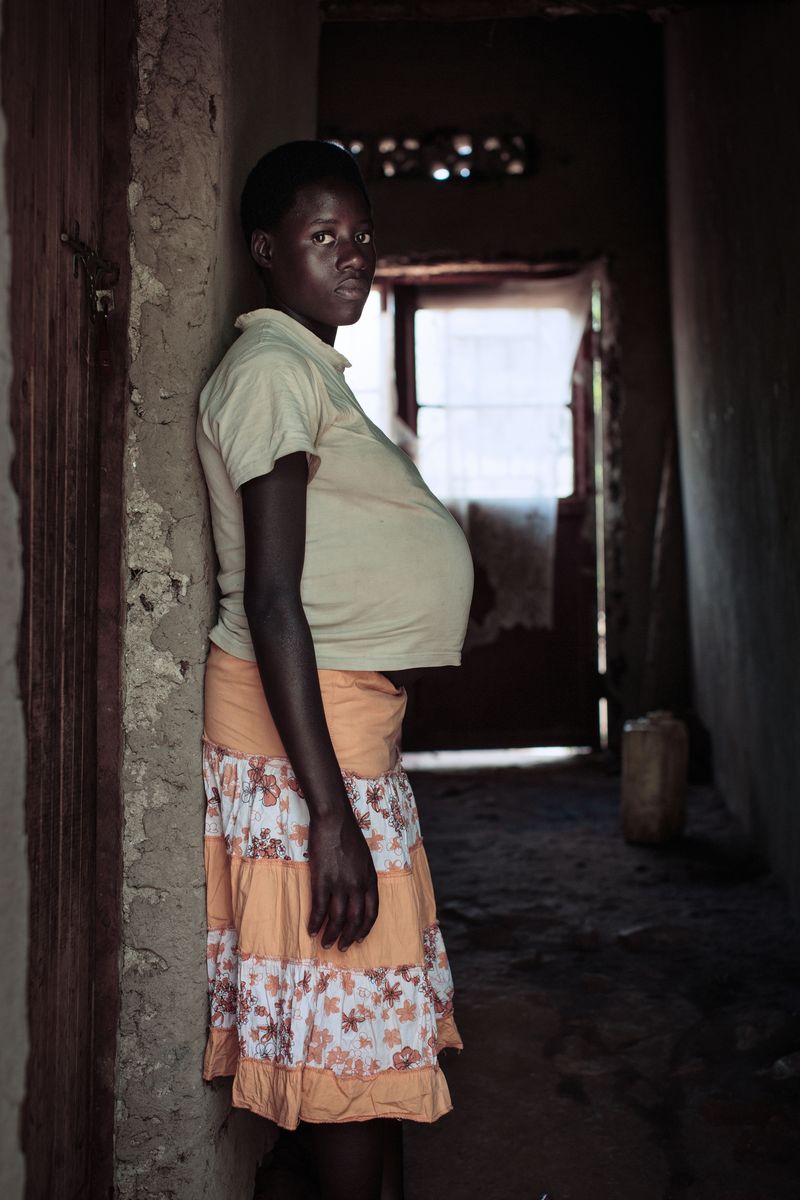 © Carol Allen Storey - Image from the Out of the Shadows  Shamed teen mothers photography project