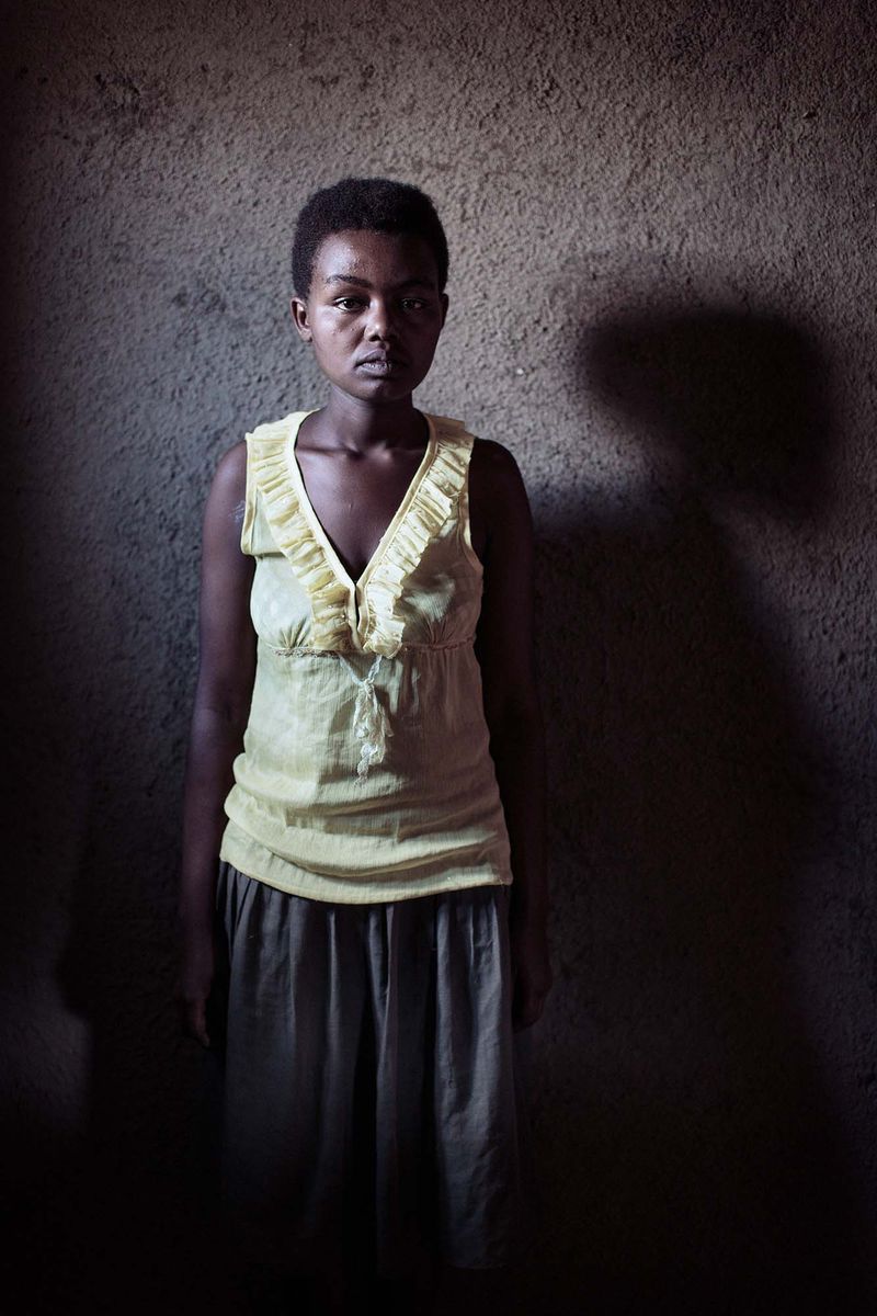 © Carol Allen Storey - Image from the OUT OF THE SHADOWS - shamed teen mothers photography project