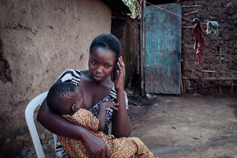 © Carol Allen Storey - Image from the OUT OF THE SHADOWS - shamed teen mothers photography project