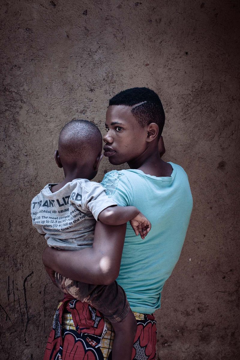 © Carol Allen Storey - Image from the OUT OF THE SHADOWS - shamed teen mothers photography project