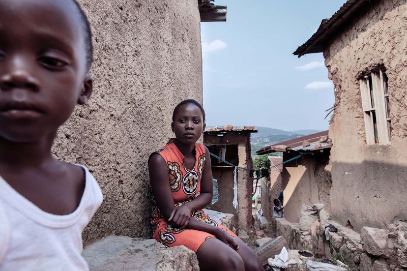 © Carol Allen Storey - Image from the OUT OF THE SHADOWS - shamed teen mothers photography project