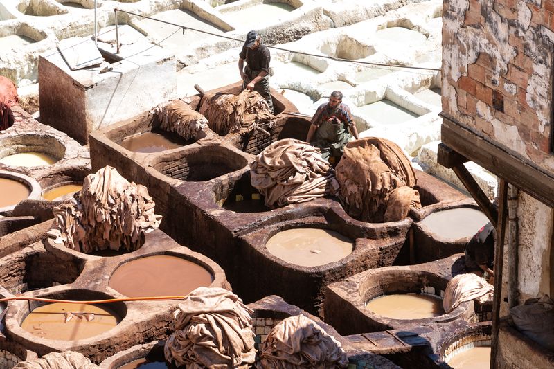 © Mehdi Maciej Benembarek - Image from the The ancient tanneries of fes, Morocco photography project