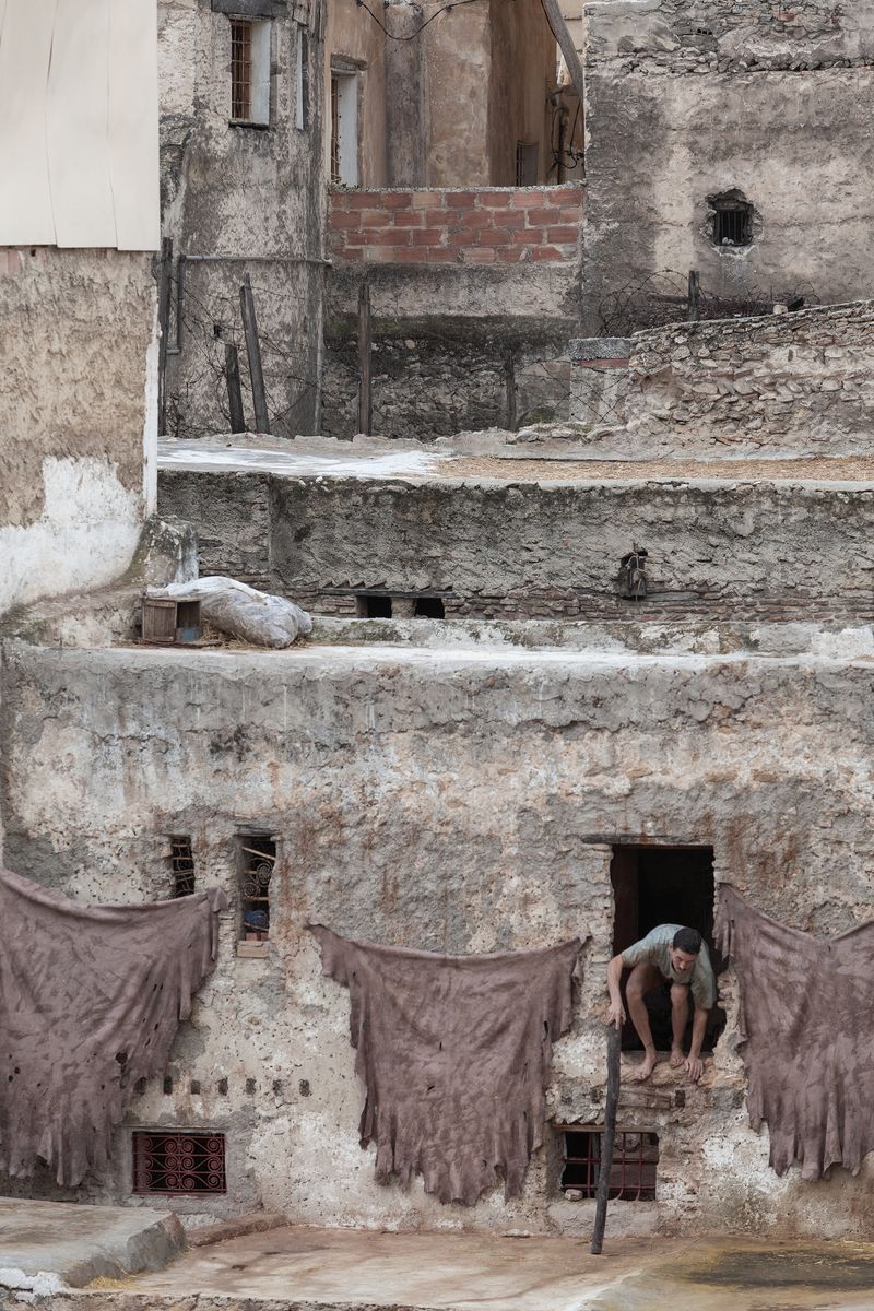 © Mehdi Maciej Benembarek - Image from the The ancient tanneries of fes, Morocco photography project