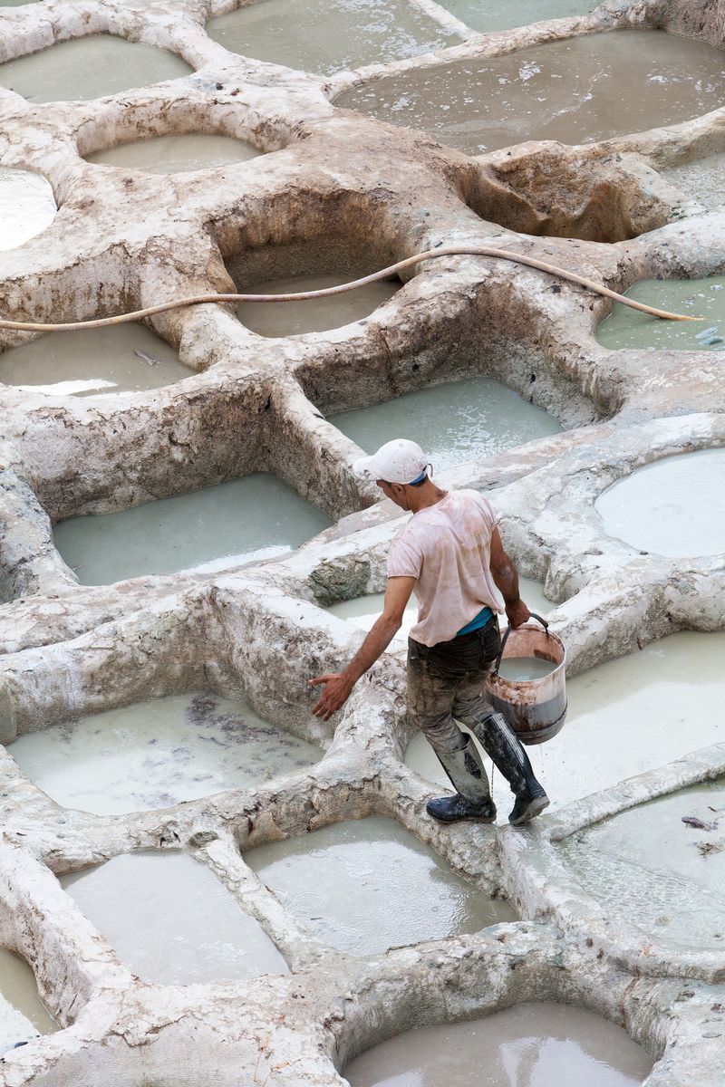 © Mehdi Maciej Benembarek - Image from the The ancient tanneries of fes, Morocco photography project