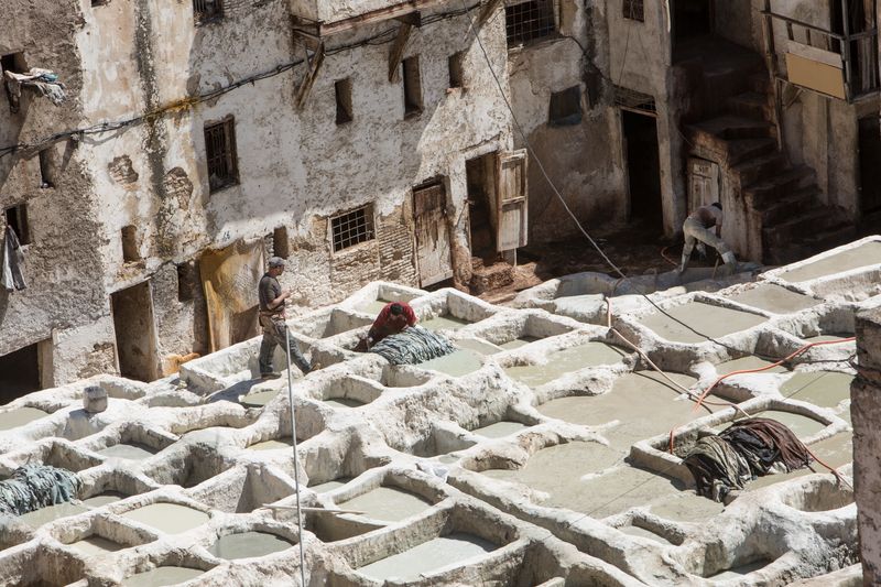 © Mehdi Maciej Benembarek - Image from the The ancient tanneries of fes, Morocco photography project