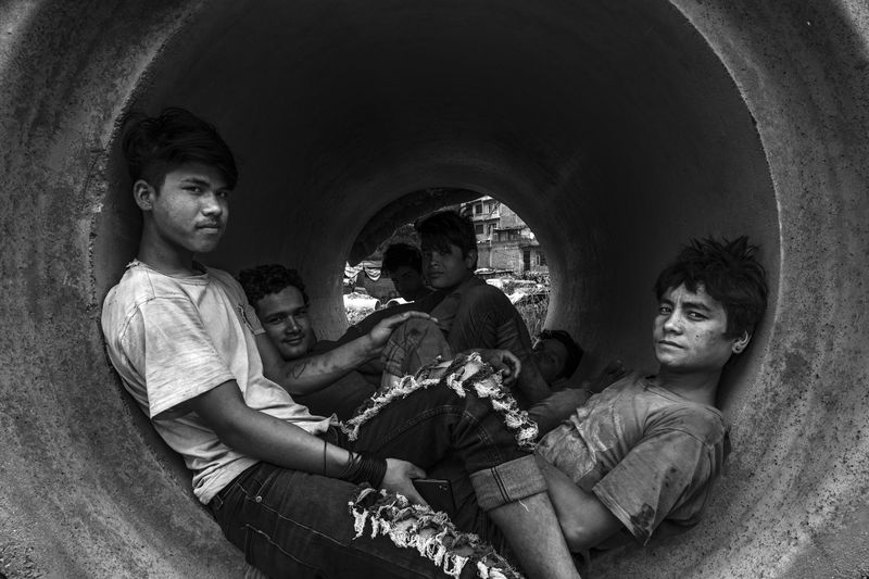 © Marco Sacco - Image from the Air Pollution, Kathmandu photography project