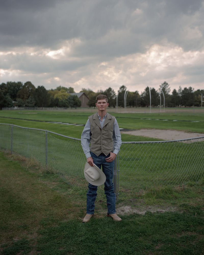 © Arnaud Montagard - Carson, Nebraska. He is the youngest cowboy poet I met.