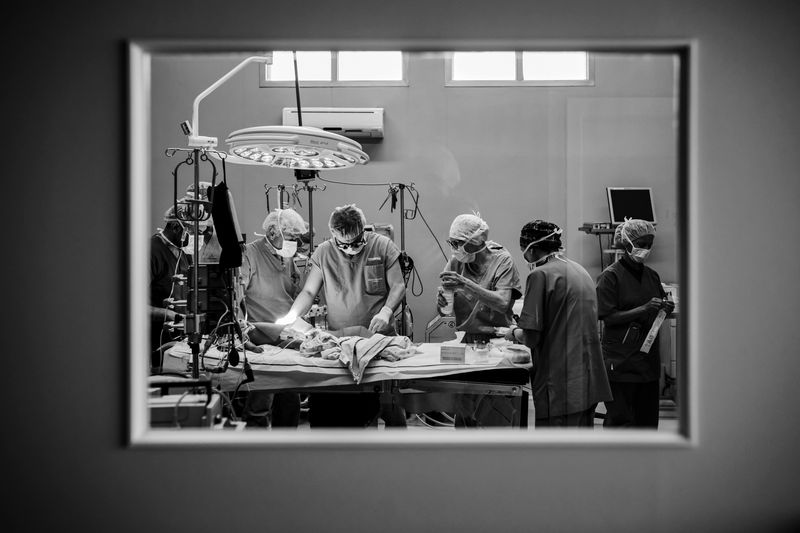 © Carlo Perazzolo - Open heart surgery intervention operation