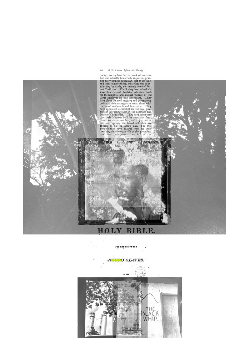 © jermaine francis - Gospel in Racial Time Part 1. images to be shown on light boxes as transparencies