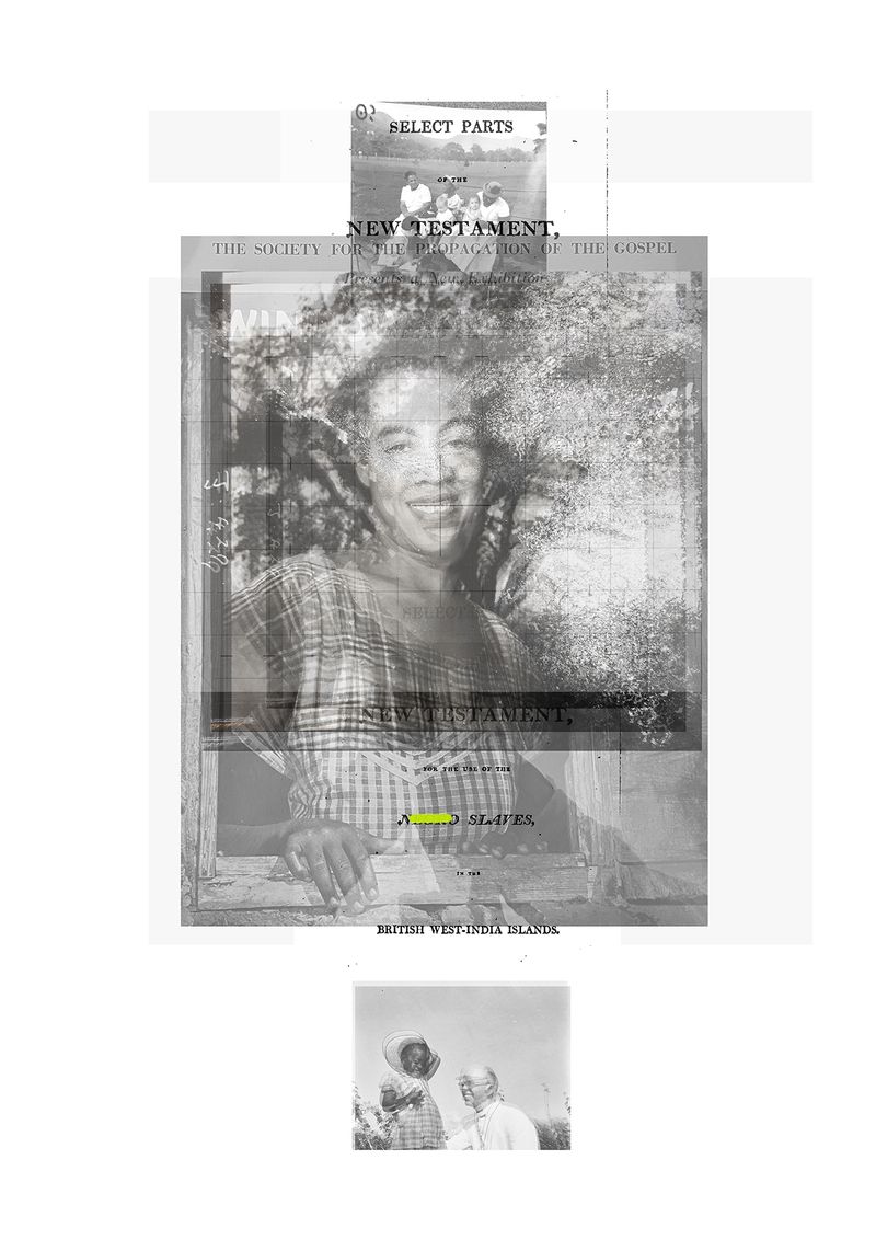 © jermaine francis - Gospel in Racial Time Part 1. images to be shown on light boxes as transparencies