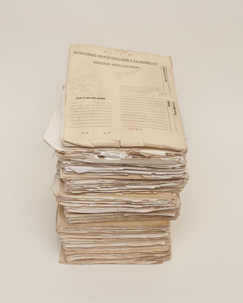 © Christopher Gregory-Rivera - The file of Juan Ángel Silén who was the founder of the Federation of Pro-Independence University Students or FUPI.