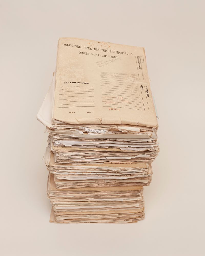 © Christopher Gregory-Rivera - The file of Juan Ángel Silén who was the founder of the Federation of Pro-Independence University Students or FUPI.