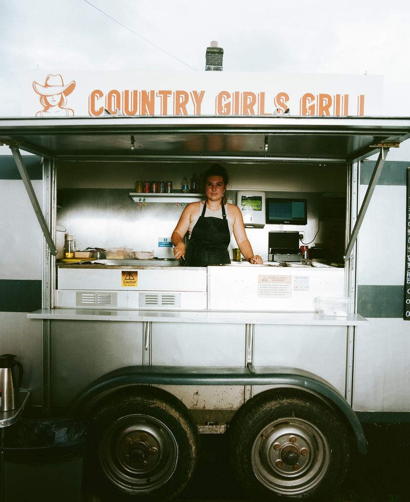 © Kathryn Wood - Meg Mycock, mobile food van owner.