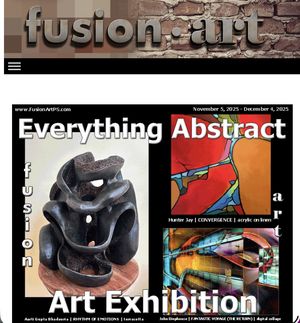 Fusion Art's Everything Abstract 2025 International Online Art Exhibition for the month of November 2025