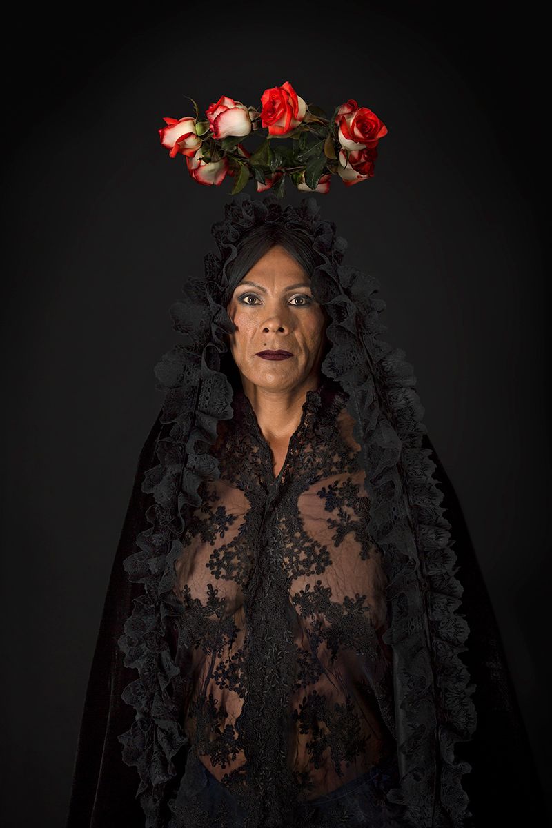 © Juan Jose Barboza-Gubo and Andrew Mroczek - Nazia, from the series Virgenes de la Puerta, 201528”x42” edition of 620”x30” edition of 8