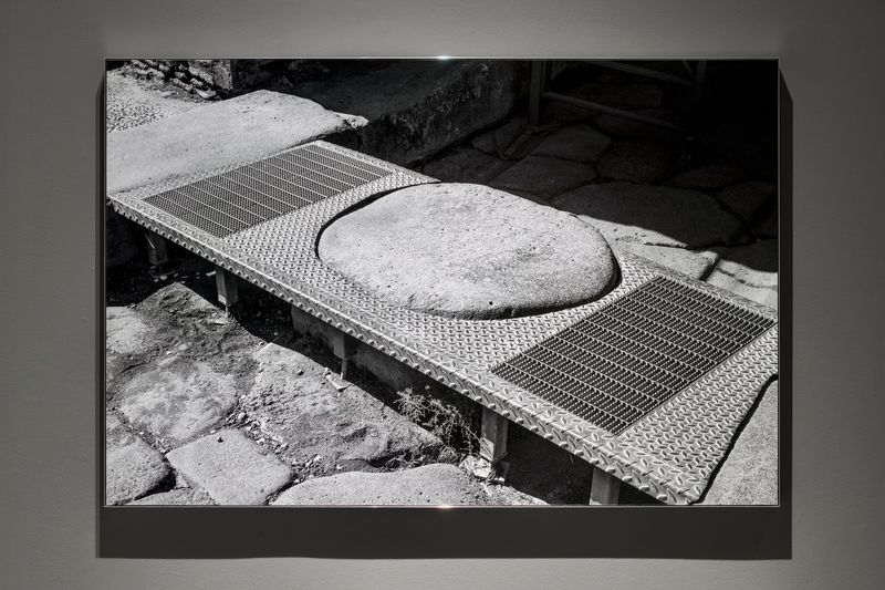 View, Assaf Hinden, Untitled (Pompeii) II, 2025, archival pigment print, 110x160 cm (documented by Elad Sarig)