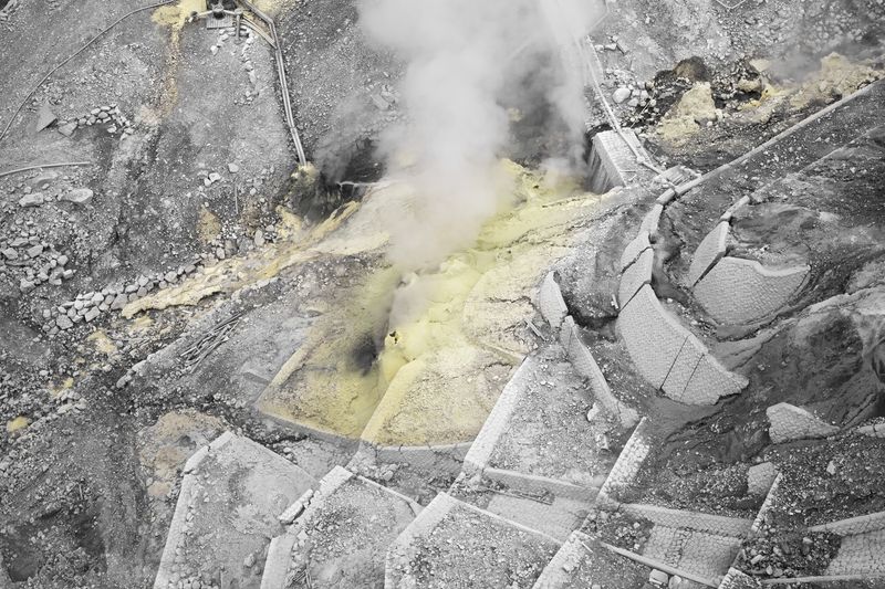 Assaf Hinden, Valley (Owakudani), 2024, photography, archival pigment print, 115x170 cm