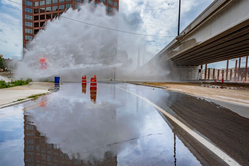 © Steven Benson - Image from the Infrastructure: Highway Deconstruction photography project