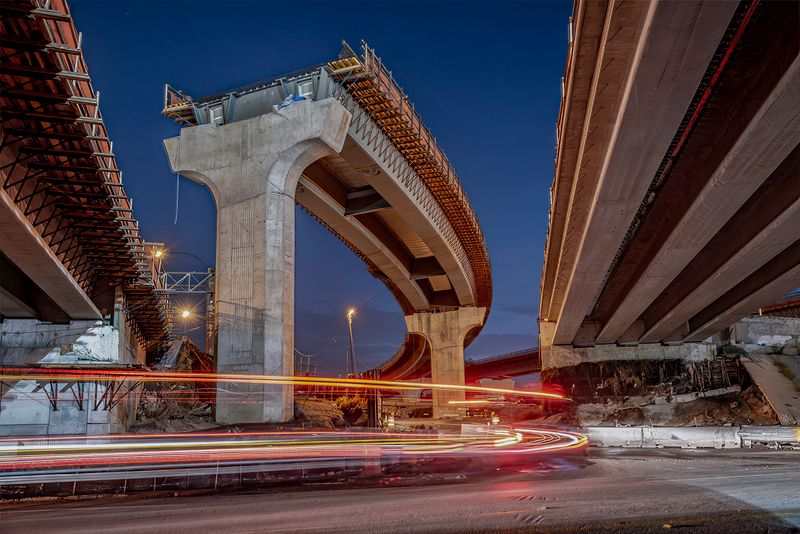 © Steven Benson - Image from the Infrastructure: Highway Deconstruction photography project