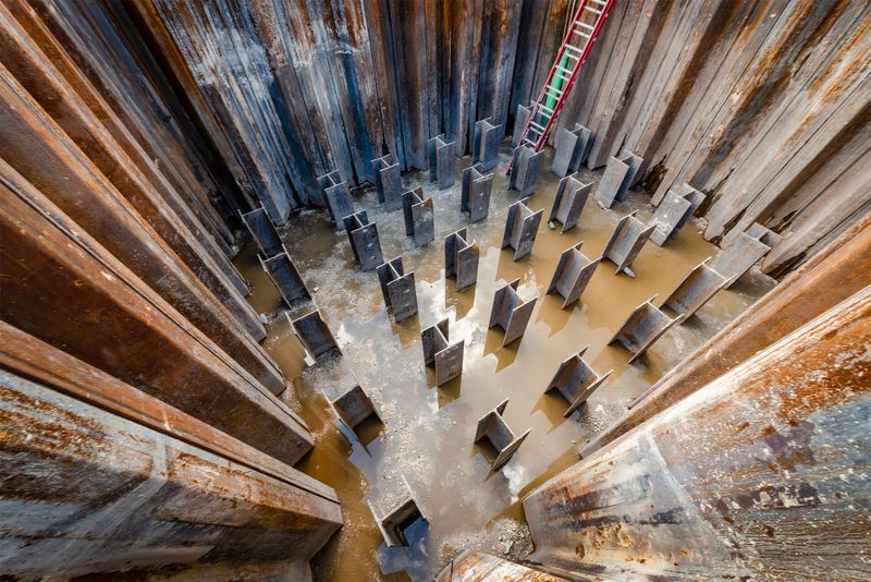 © Steven Benson - Image from the Infrastructure: Highway Deconstruction photography project