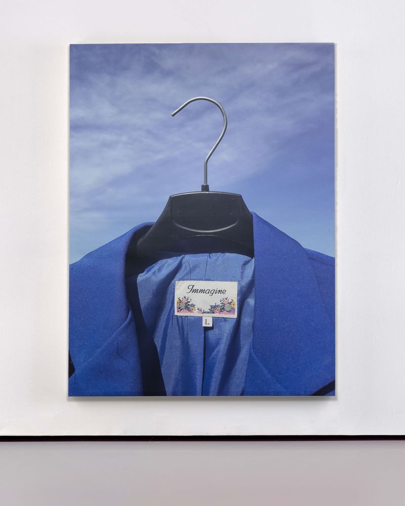 © Luca Massaro - Immagine, Reggio Emilia - Latex on unprimed linen canvas 180x125x5cm