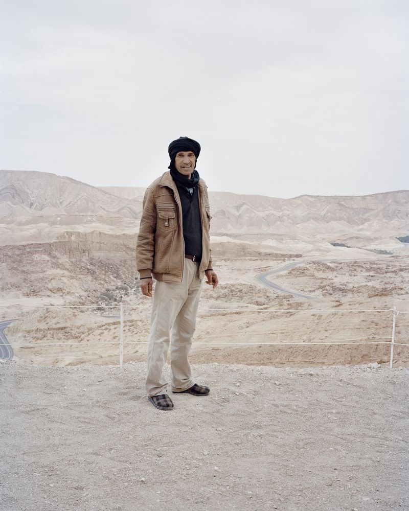 © Miriam Stanke - Fawzi at a viewpoint near Nefta, close to the Algerian border