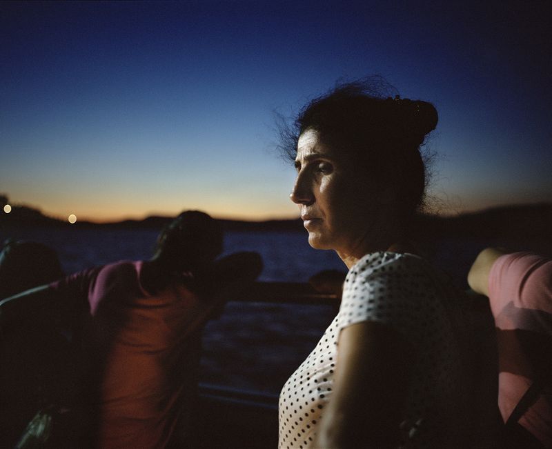 © Miriam Stanke - Woman leaving the region of Dersim by a ferry boat