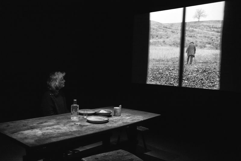 © Irene van Nispen-Kress - Ellen visiting an exhibition of Bela Tarr