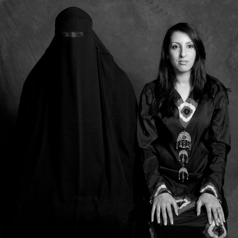 © Boushra Almutawakel - What If... comprised of 7 images, is the manifestation of my question, "What if the men were the ones who had to veil?"