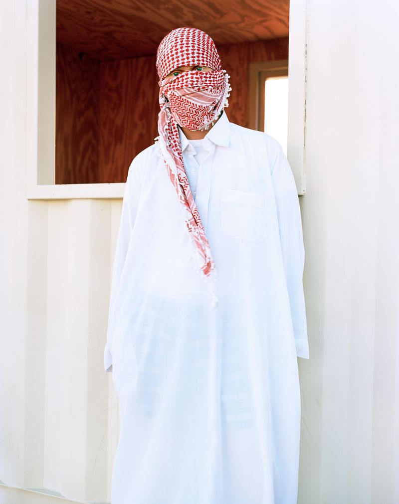 © Claire Beckett - Civilian Joshua Wood, playing the role of an Iraqi civilian