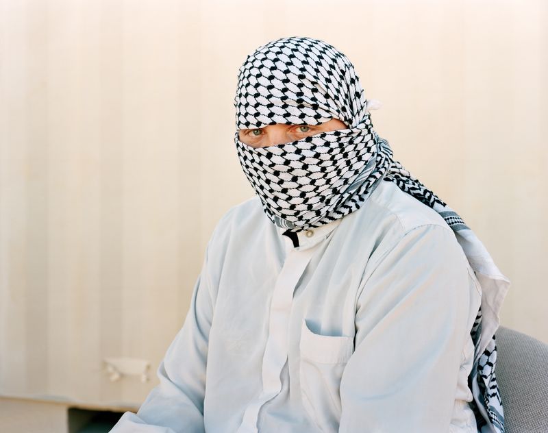 © Claire Beckett - Civilian Joshua Osborne playing the role of an Iraqi civilian