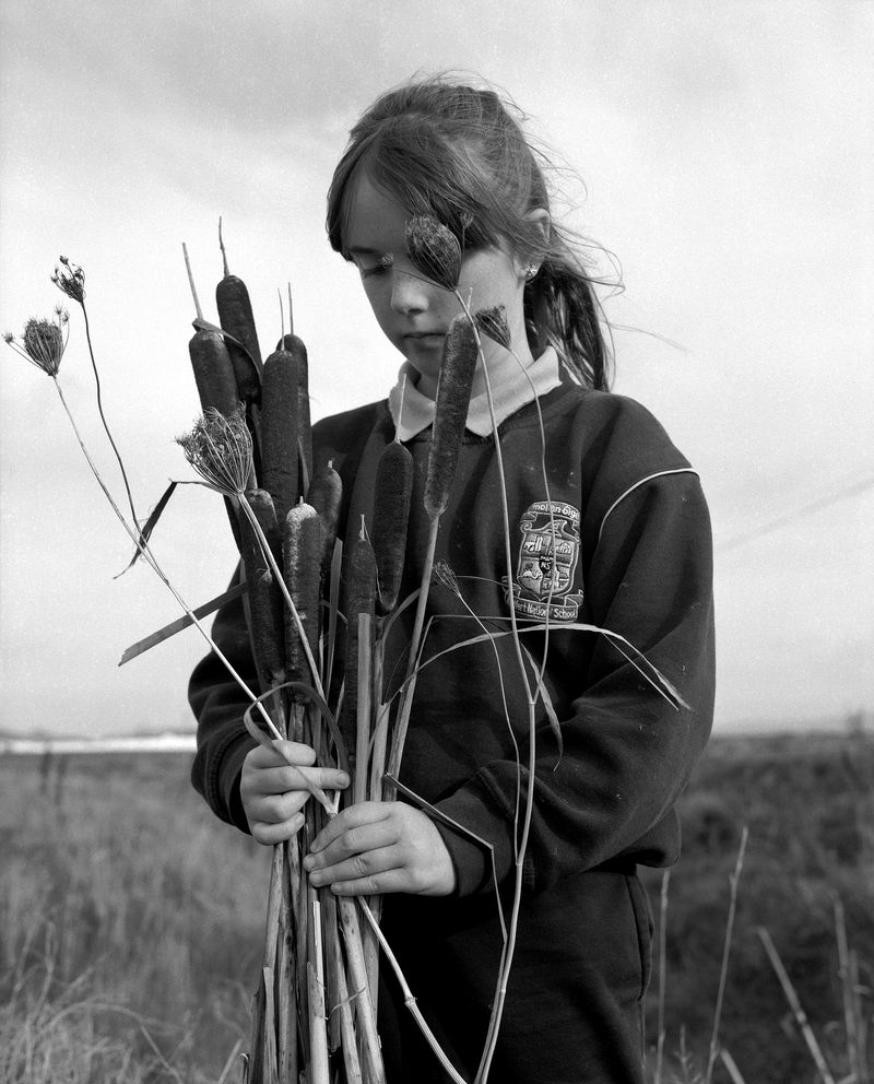 © Marysa Dowling - Emmy with the bullrushes, Sandy Lane.