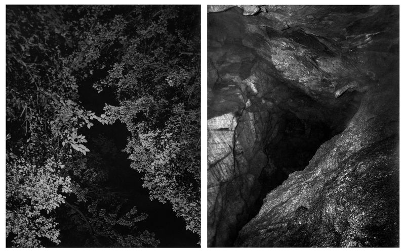 © Nika McKagen - "O Unknown Nothingness", two 4x5" silver gelatin prints on expired paper