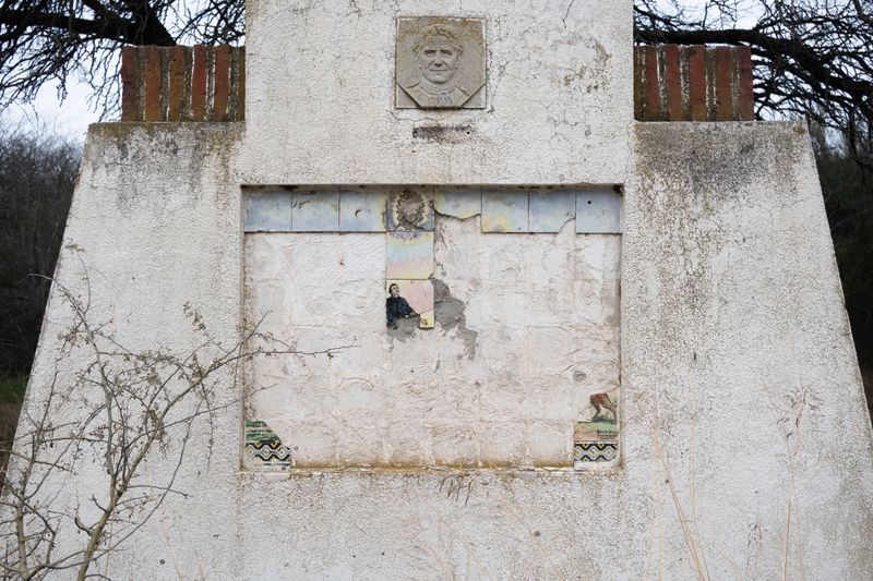 © Martín Estol - Monolith in memory of Don Bosco. Salinas Grandes, La Pampa Province.