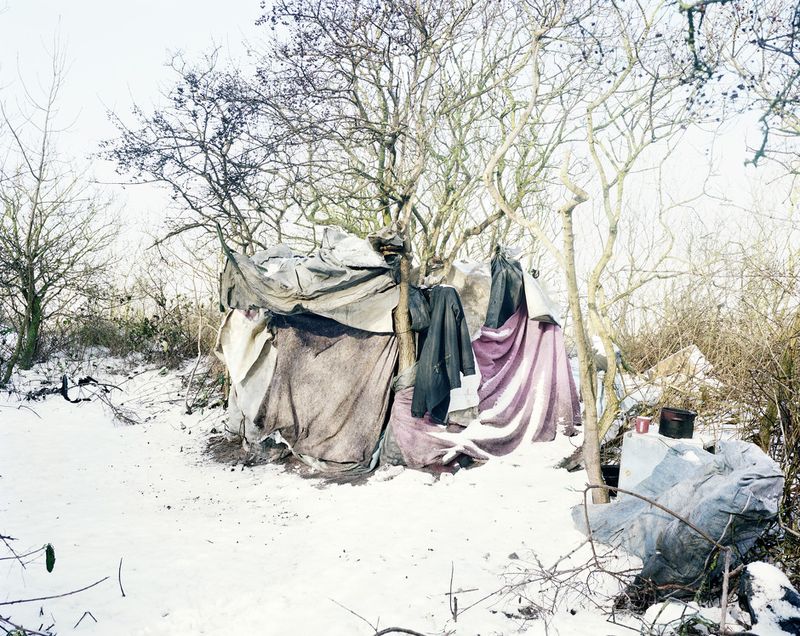 © Henk Wildschut - Shelter of Illegal immigrants in France