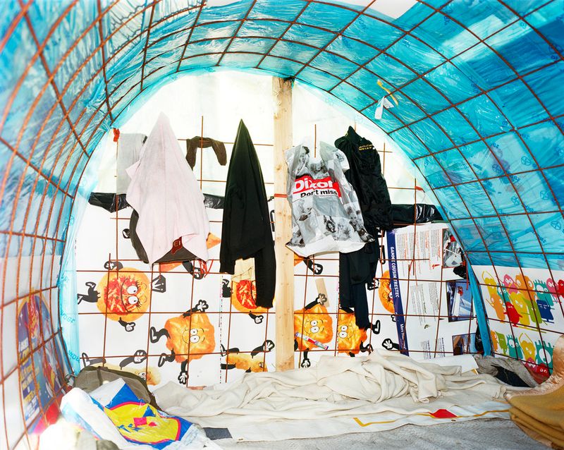 © Henk Wildschut - Shelter of Illegal immigrants in France