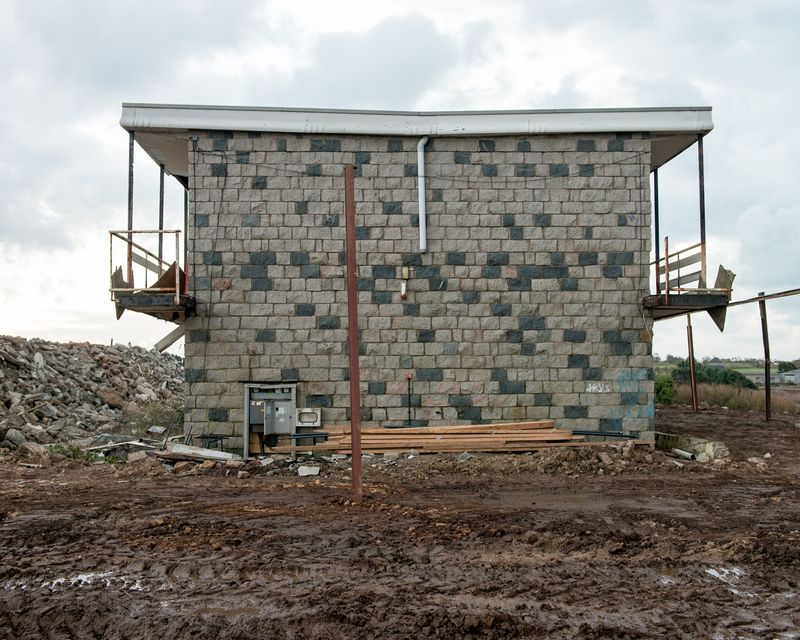© Martin Toft - Accommodation Block, Pontins Holiday Camp, Plèmont Bay, St Ouen, Jersey. 5 Feb 2015.