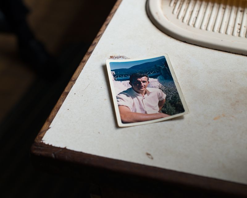 © Martin Toft - Bryan in America in the 1960s, Middlewood Farm, St Peter, Jersey, Channel Islands, 7 May 2014