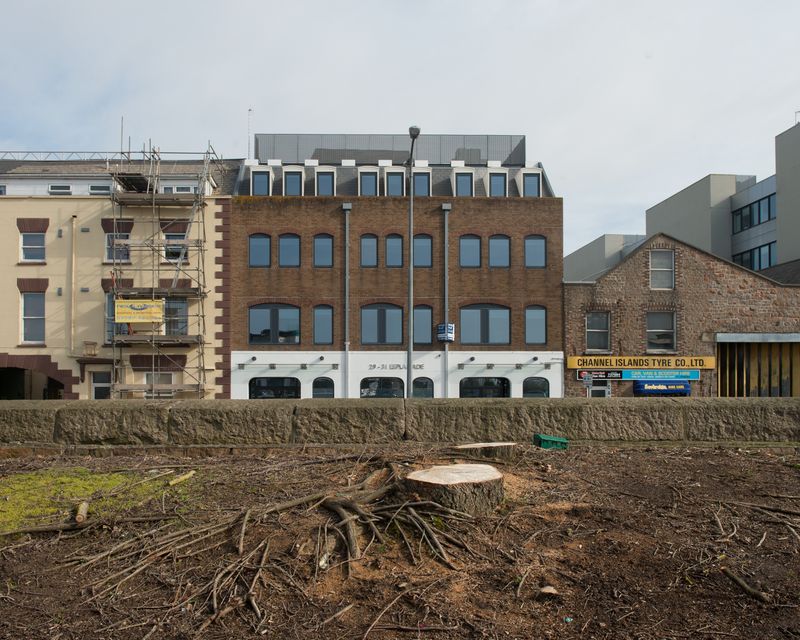 © Martin Toft - The Esplanade, site of the new Jersey International Finance Centre, St Helier, Jersey.1 March 2015 © Martin Toft