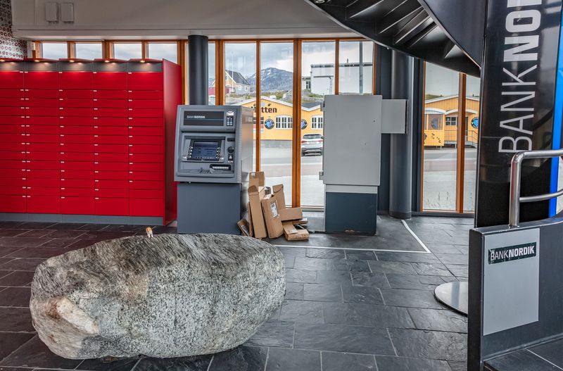 © Victoria Crayhon - Untitled Greenland V (Post Office Cash Point) archival pigment print 30 x 40 inches