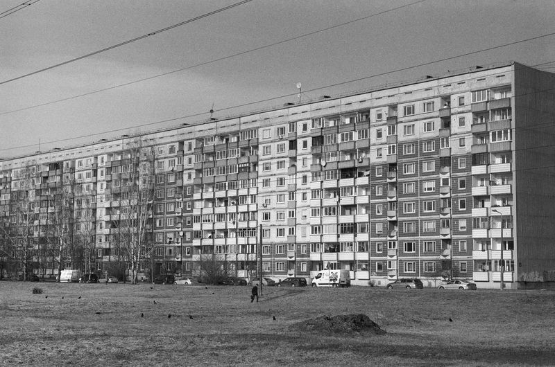 © Gundega Strauberga - My childhood neighborhood, Ziepniekkalns, Riga. January 2024