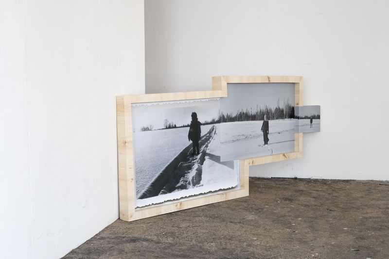 © Gundega Strauberga - Found image, me and my father in Ziepniekkalns. Trixie, Den Haag, 2025
